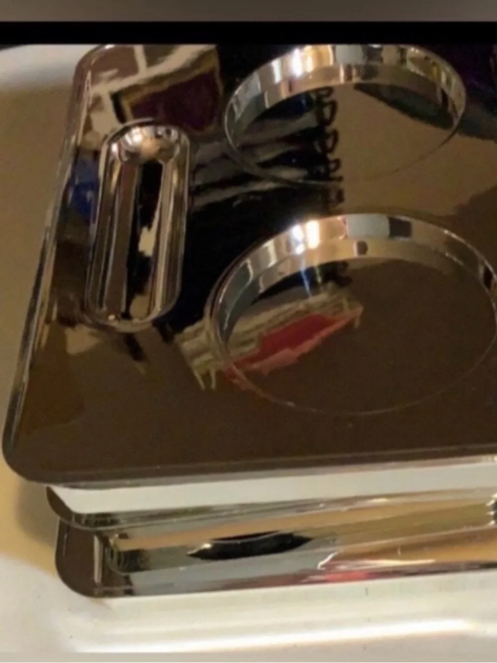 NEW Serious Skin Care Mirrored Vanity Stand Tray….Set of 3